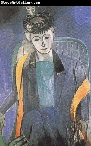 Henri Matisse Portrait of Madame Matisse (mk35)